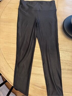 Pink Lily Faux Leather Black Leggings